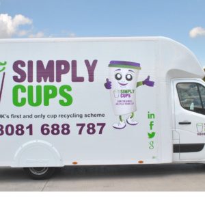 Simply Cups Paper Recycling Van